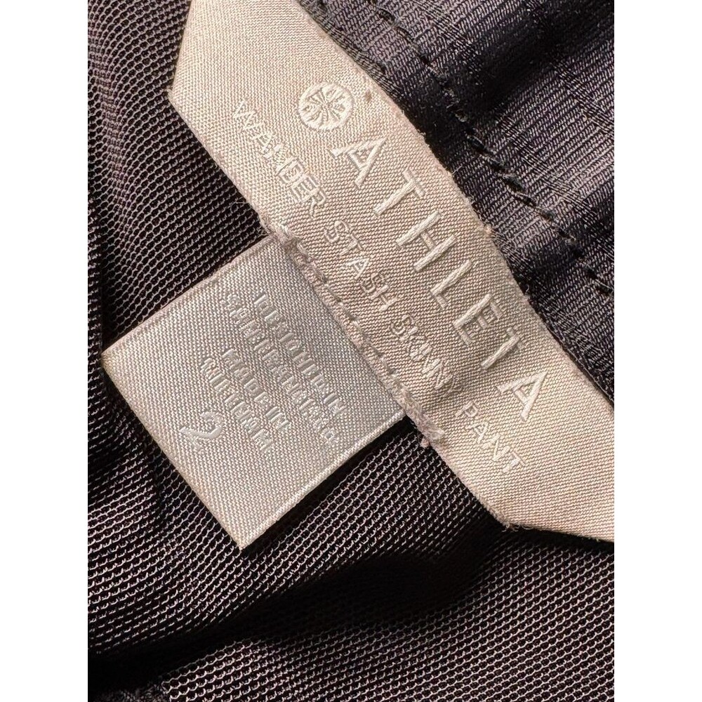 Athleta Wander Stash Pant Black Nylon Stretch Skinny Size 2